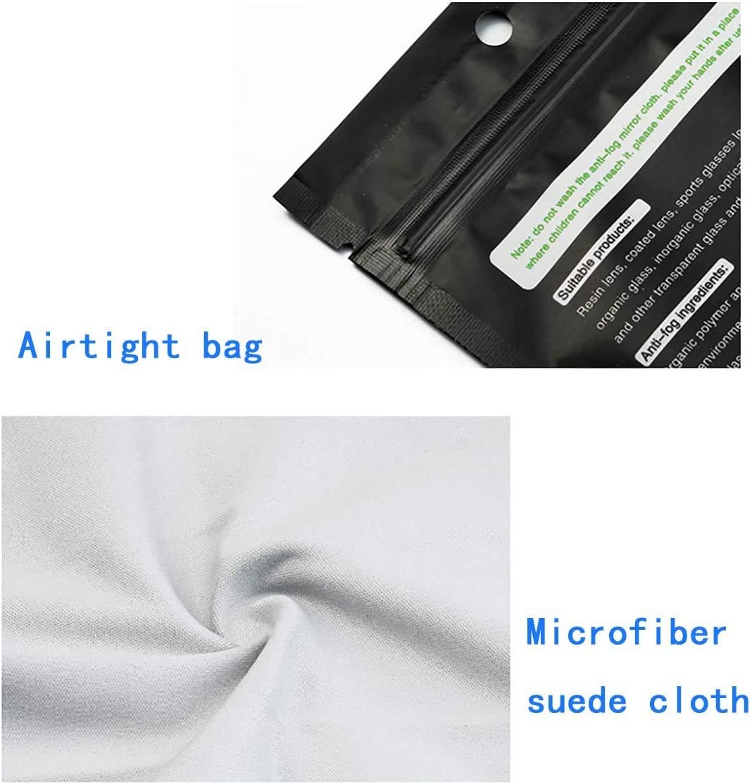 Anti Fog Wipes for Glasses Reusable /Anti-buée Lingettes réutilisables pour lunettes