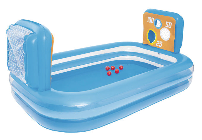 SOCCER Centre de jeu gonflable avec toboggan à l’eau, piscine gonflable