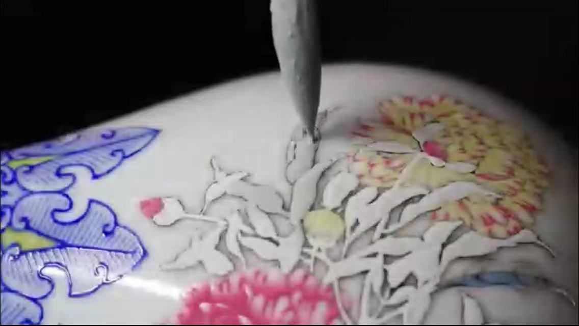 Œuvre en céramique de Yang Yongjun,De Jingdezhen, Chine, une œuvre d'art unique