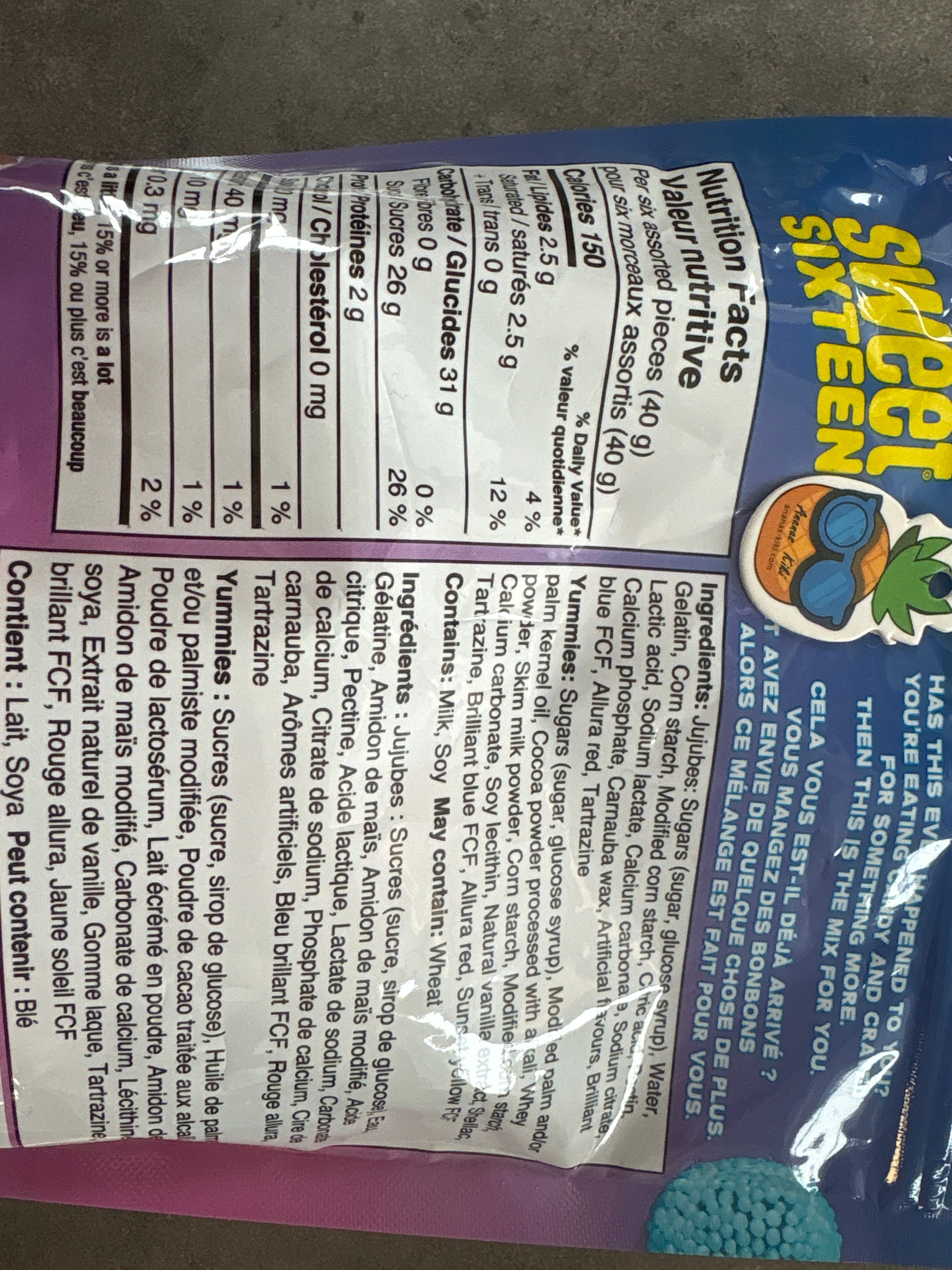 SWEET SIXTEEN-MONDOUX  325g