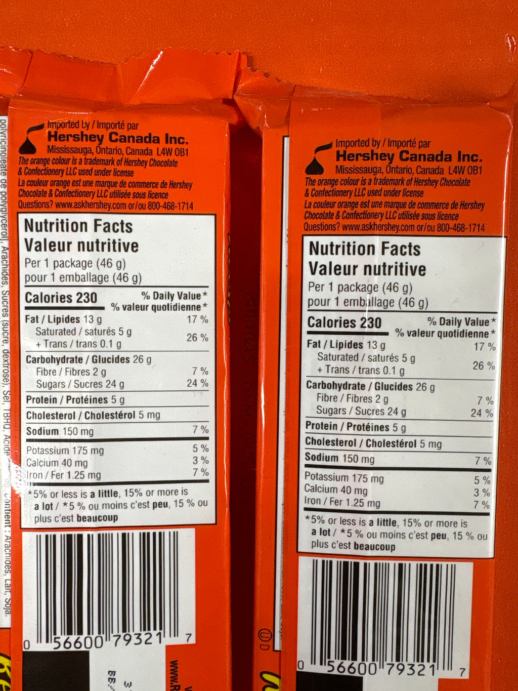 Reese’s HERSHEY’S 2*46g