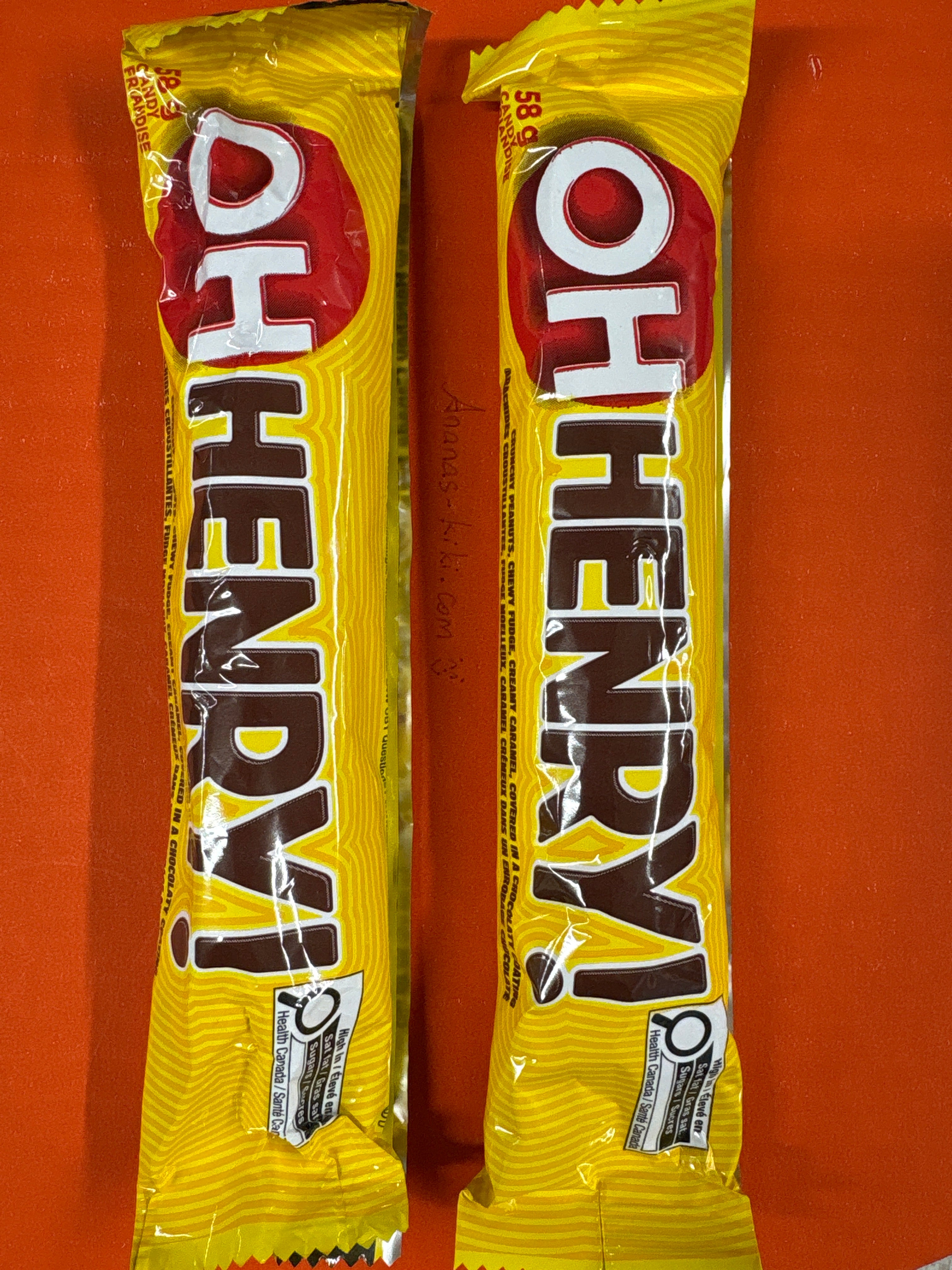 OH HENRY! HERSHEY’S 2*58g