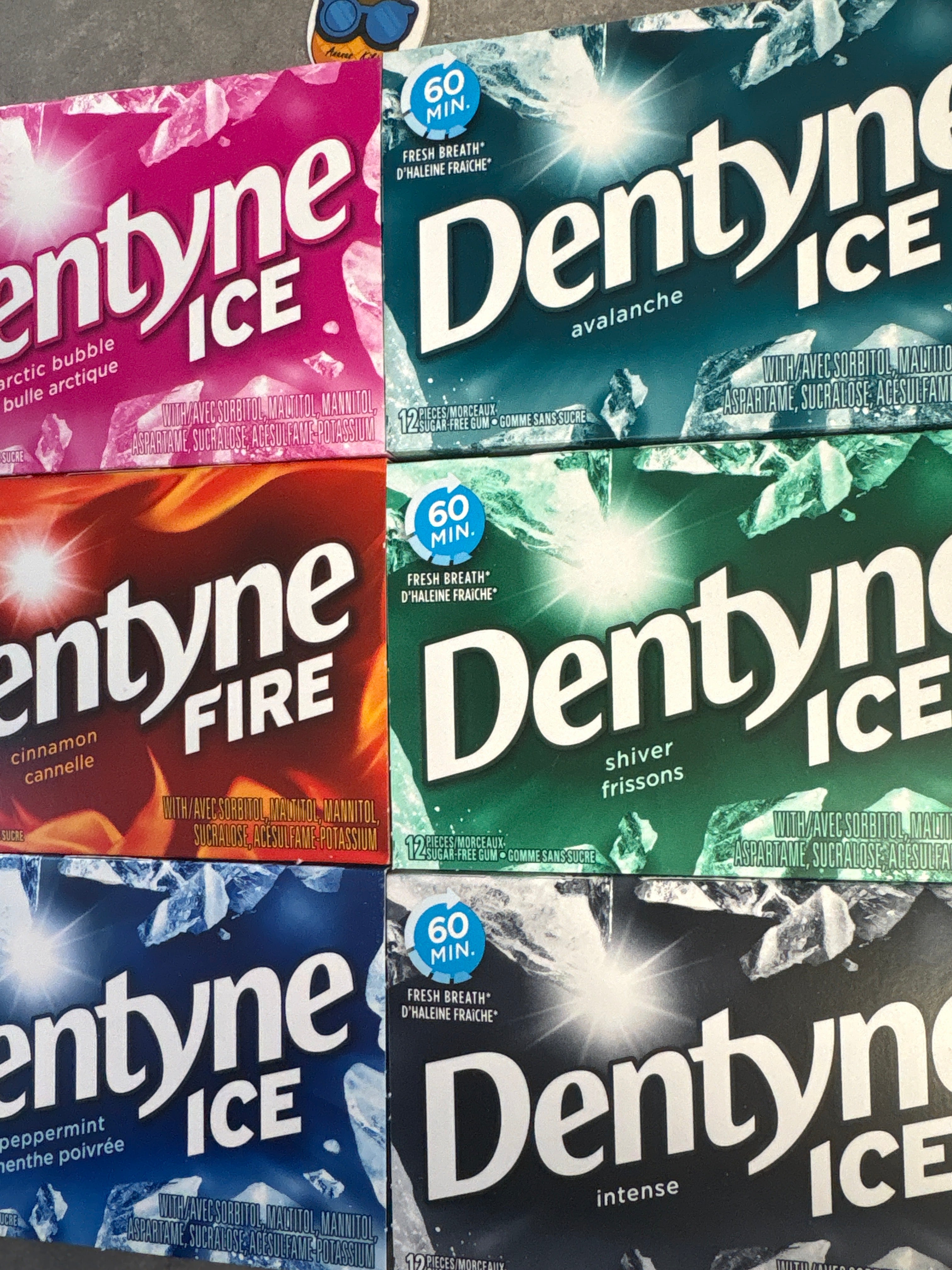 Dentyne ICE / FIRE 12 morceaux