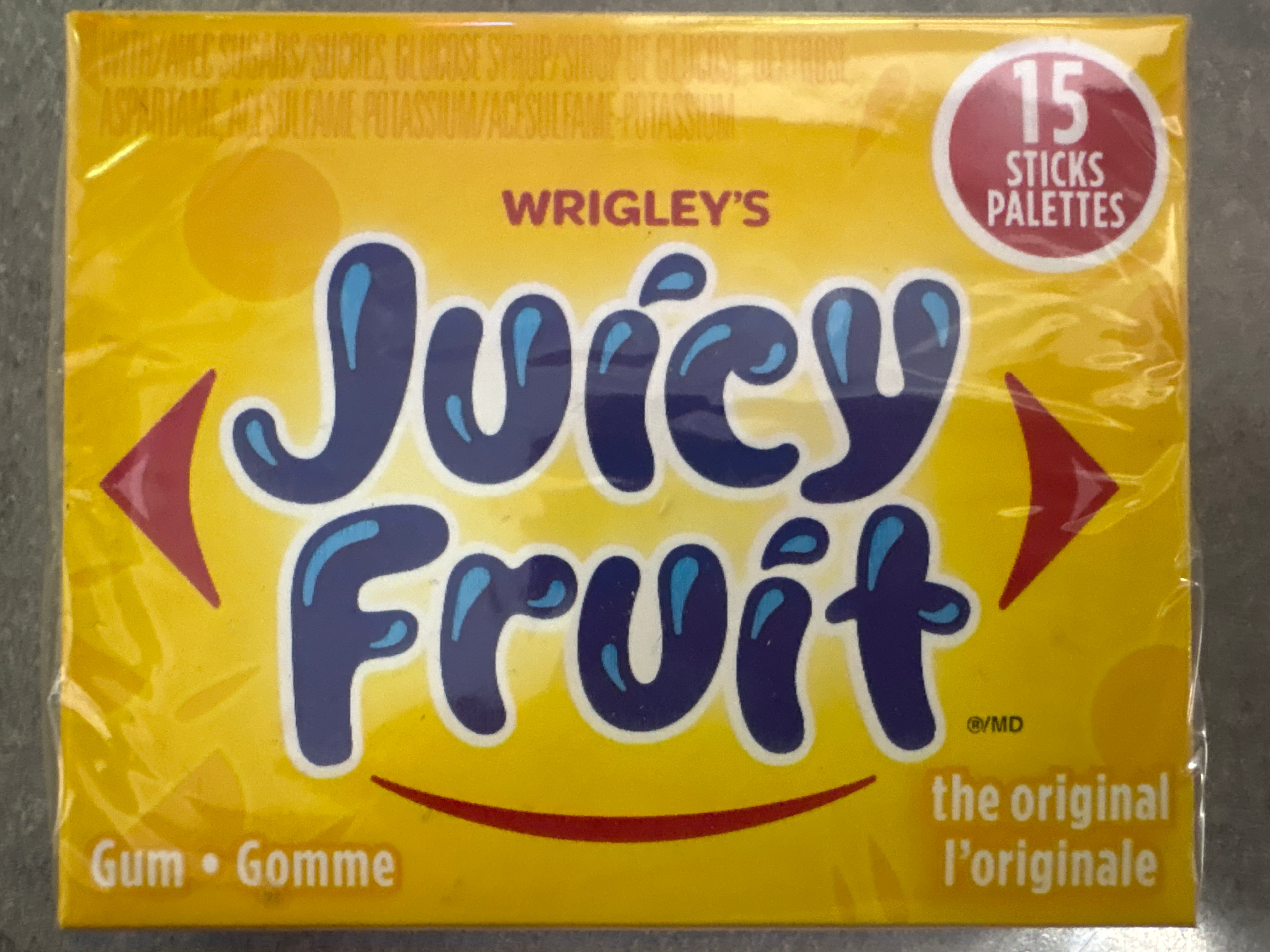 Juicy Fruit - WRIGLEY’s   15morceaux
