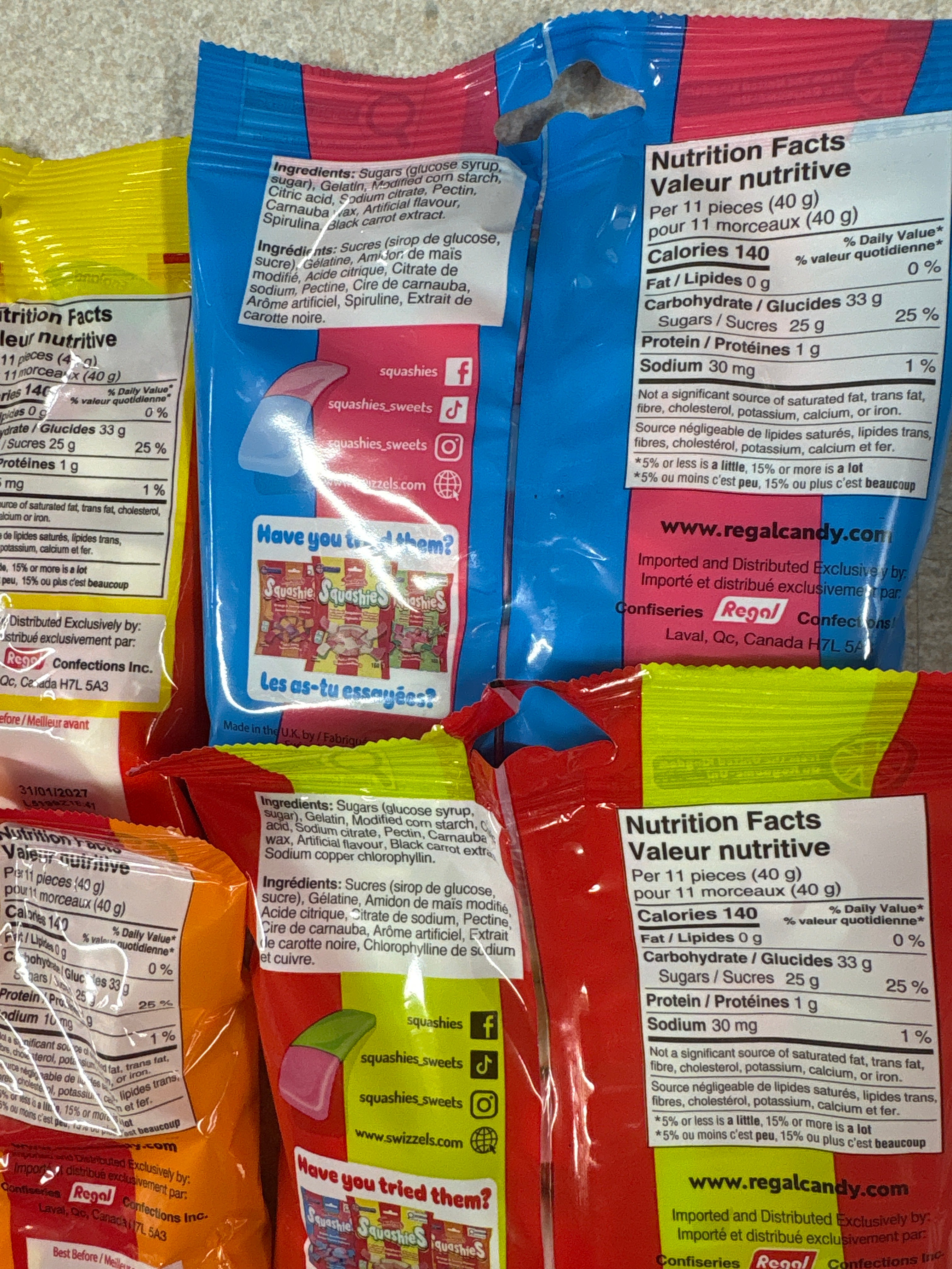 SquashieS Swizzels Candy 160g