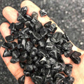 Fine polished black gravel