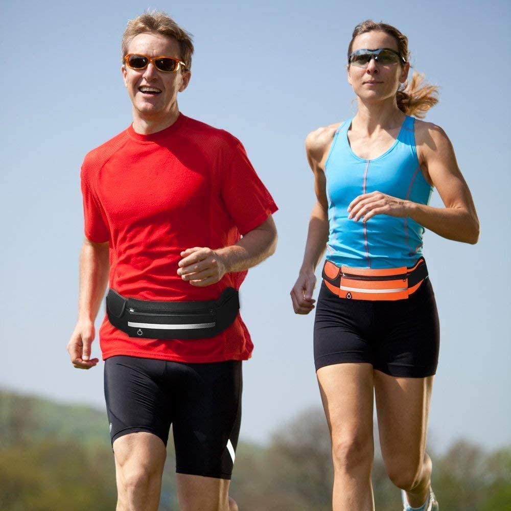 Buy 1 get 1 free！Waist Bags: Comfortable running belts that fit all phone models and fit all waist sizes. 