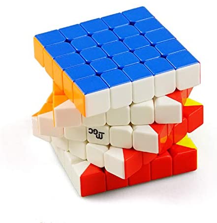 MGC 5X5 M stickerless Speed Cube MGC Magnetic 5X5X5 Magic Cube Puzzle，With exquisite gift box and accessory box