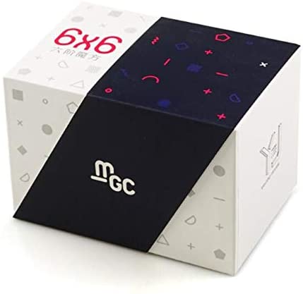 MGC 6X6 M stickerless Speed Cube MGC Magnetic 6X6X6 Magic Cube Puzzle，With exquisite gift box and accessory box