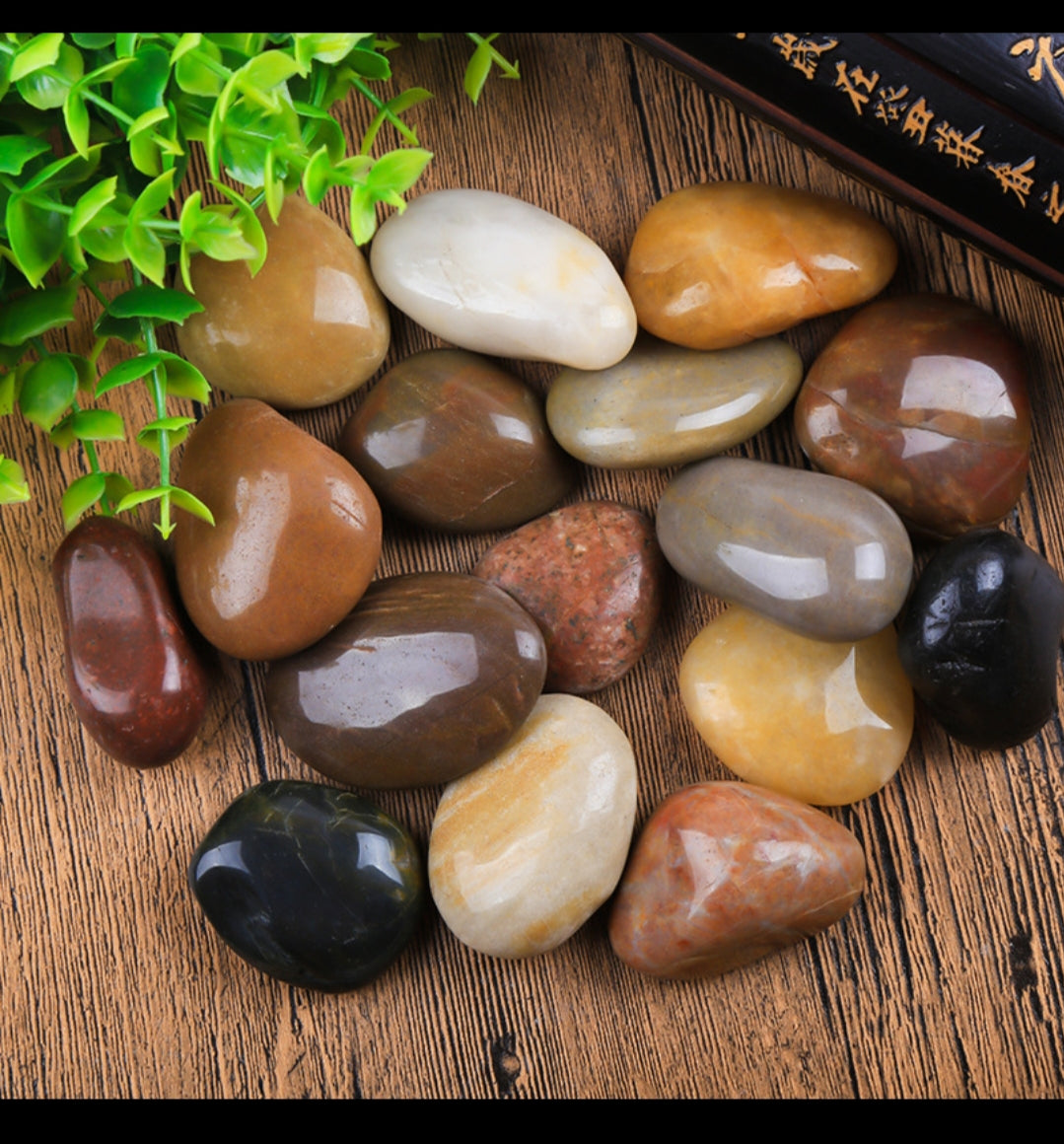Fine, polished pebbles