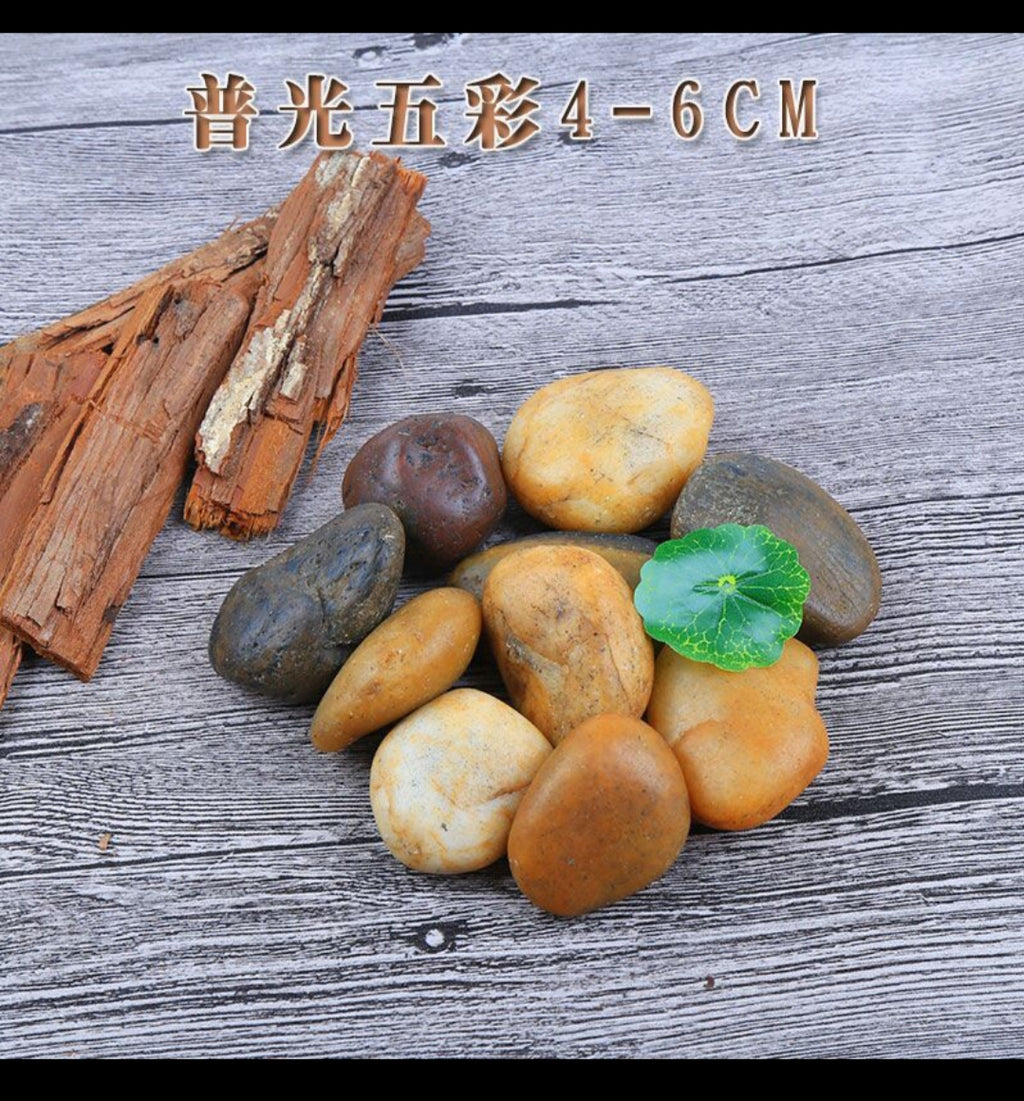 Natural matte pebbles