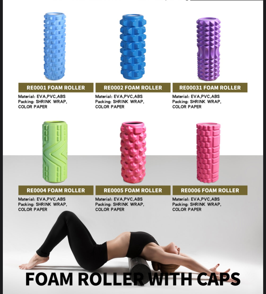 YOGA FOAM ROLLER -RE