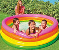 $29! RAINBOW RING Inflatable Play Center with Water Slide, Inflatable Pool