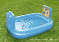 SOCCER Centre de jeu gonflable avec toboggan à l’eau, piscine gonflable