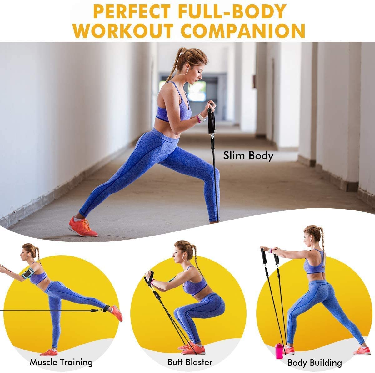 Resistance Bands for Working Out, Exercise Bands for Physical Therapy,  Stretch