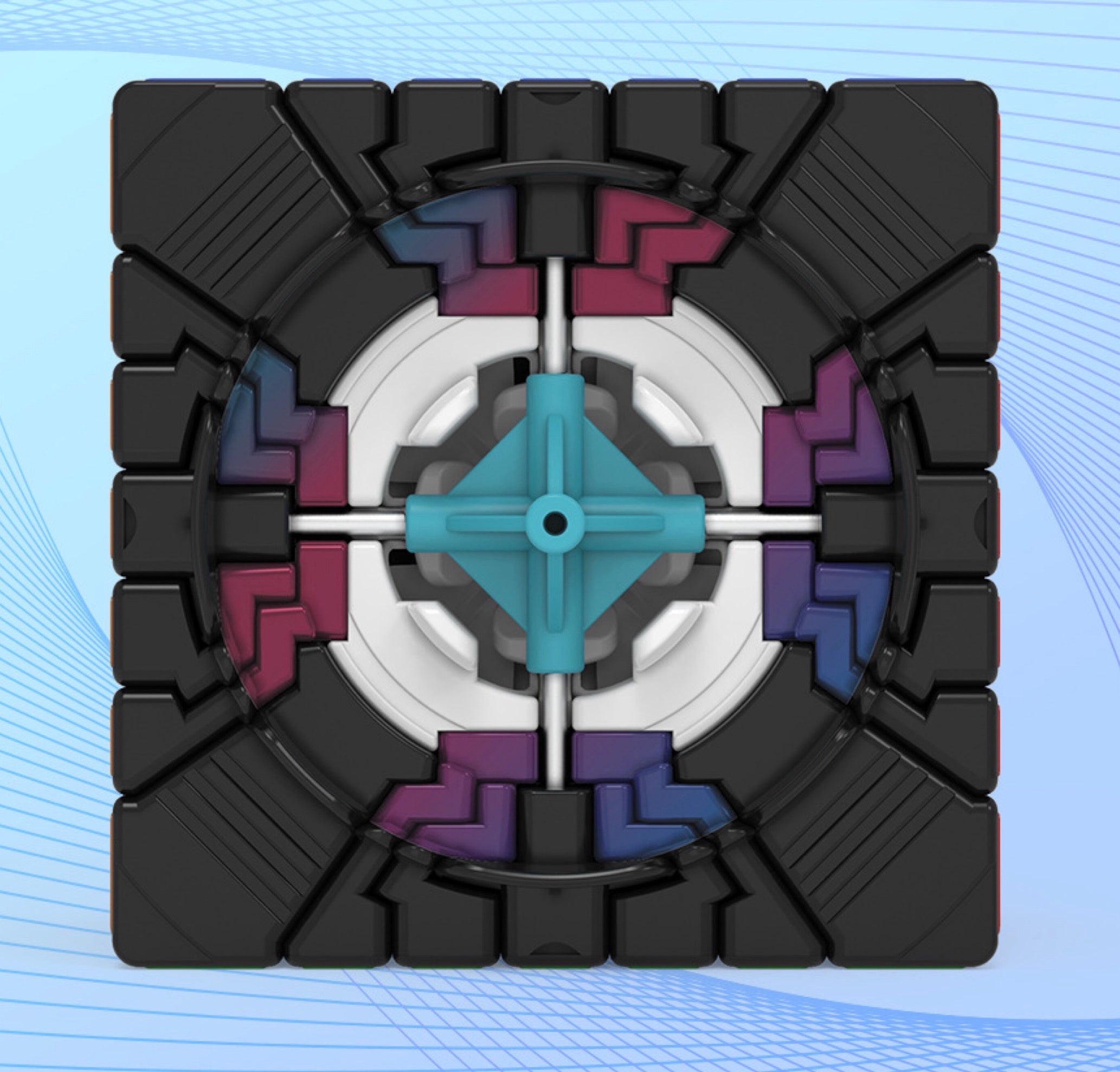 MGC 7X7 M stickerless Speed ​​Cube MGC Magnetic 7X7X7 Magic Cube Puzzle，With exquisite gift box and accessory box 